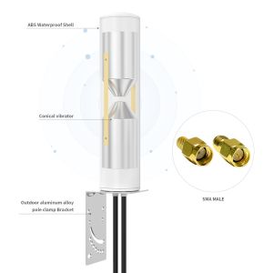 240*63*63mm Outdoor MIMO 4G 5G Cylinder Antenna for Maximum Input Power up to
