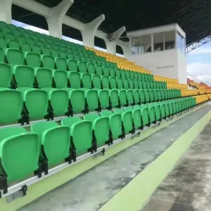 China Durable HDPE/PP Stadium Fixed Chair with Selectable Size for Indoor or Outdoor Usage and Easy Installation on sale