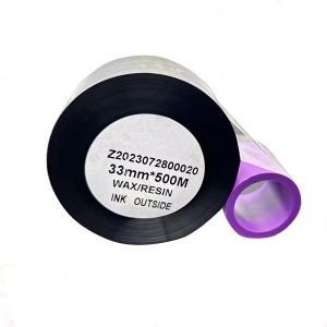 55mm 600M Thermal transfer ribbon markem of ink ribbon Near edge Wax Resin