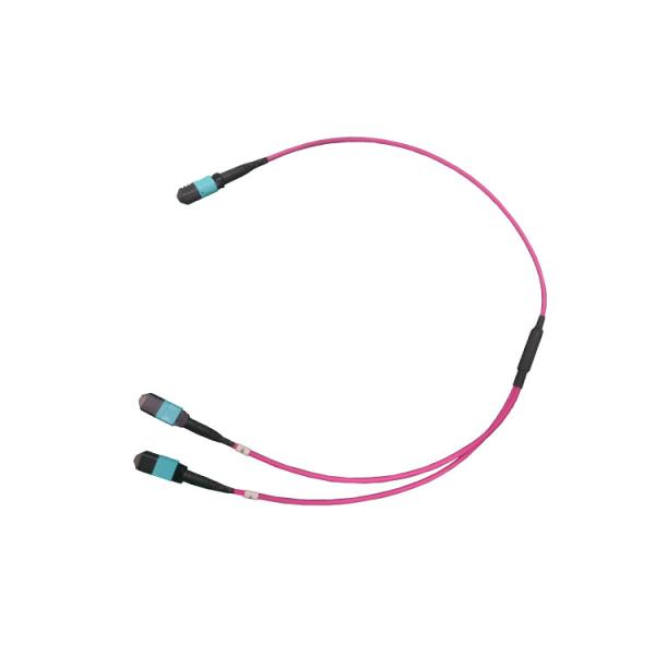 Quality Customize Low Loss Up To 288 Fibers SM And MM MPO MTP Shuffle Cable wholesale