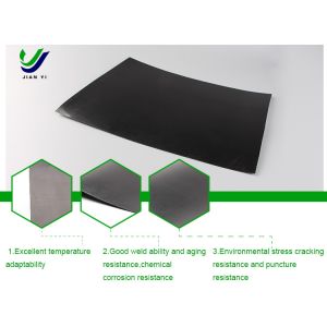 Smooth Surface Black HDPE Geomembrane for Tailings Pond Containment Environmenta