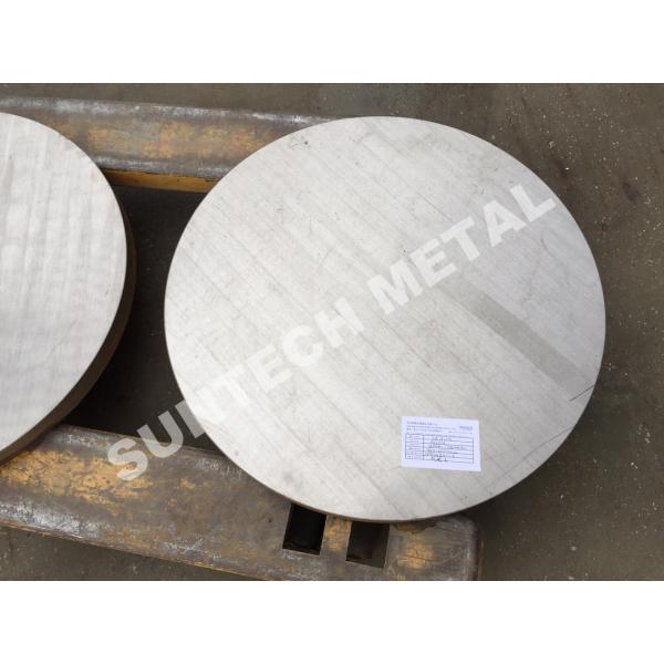 Quality SB265 Gr.1 Titanium / Carbon Steel Clad Tubesheet for Condensers wholesale