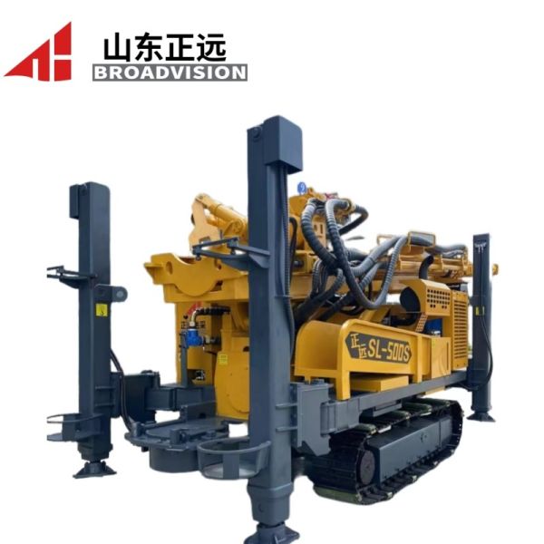 Track Water Well Drilling Rig With Hydraulic Multi-layer Compatibility, Highly