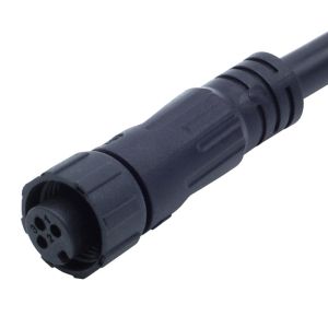 Elbow Female Plug M12 IP68 Waterproof Screw Type Connectors for Outdoor LED