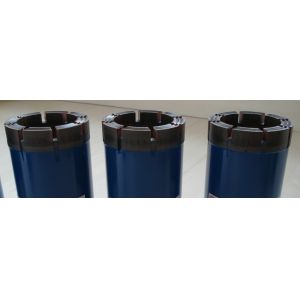 Impregnated diamond core drilling Bit PQ , PQ3 series 8 , 14mm , 16mm for Rock