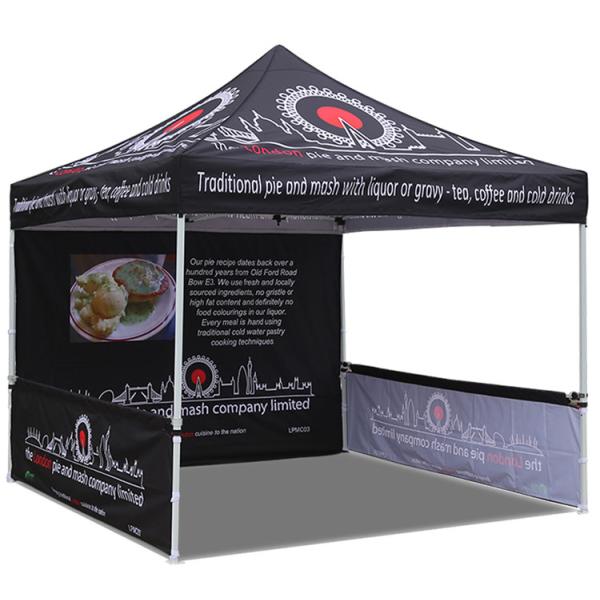 Quality Custom Printed Foldable Canopy Tent 4x4 Aluminium / Steel Tent Frame wholesale