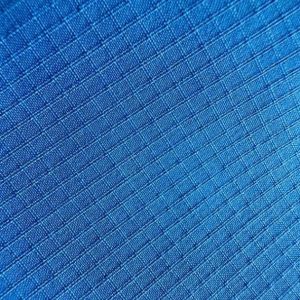 Polyester Small Check Woven Fabric Piece Dyed/Dyeing