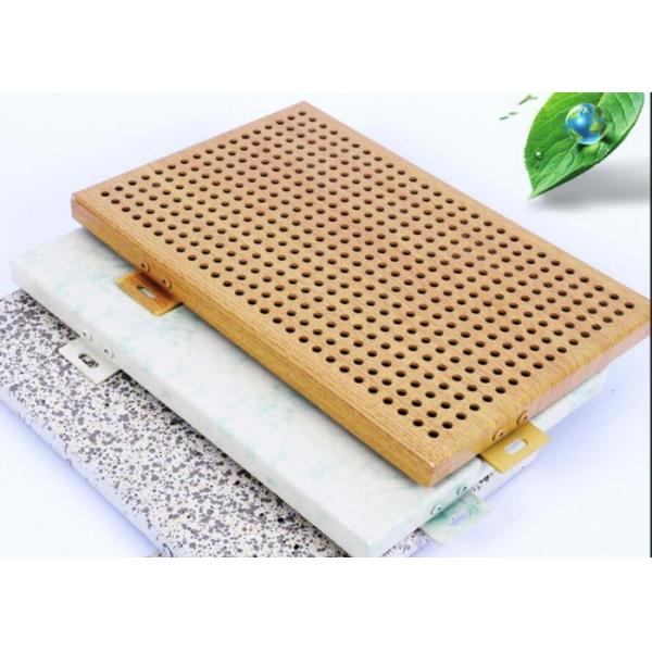 Anti Humidity Perforated Aluminium Facade Plate with Fluorocarbon Coating in