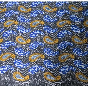 Paisley Pattern of Digital Printed Fabric