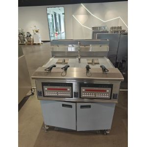 LPG Gas Natural gas Double Tanks Four Baskets Digital Panel gas Chips Open Fryer