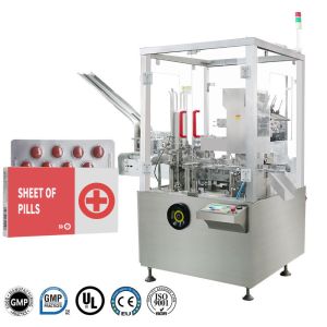 Vertical Erecting Automatic Carton Box Packing Machine Mini Sachet For Tea Bag