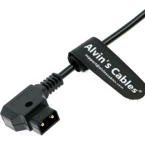 Power Cable for Tilta Nucleus-M Motor Right Angle 7 Pin Male to D-tap Coiled