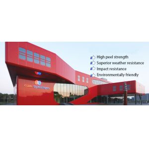 Cheap Fireproof Grade Class B1 And A2 PE Aluminum Composite Panel Length 2440mm-5800mm for sale