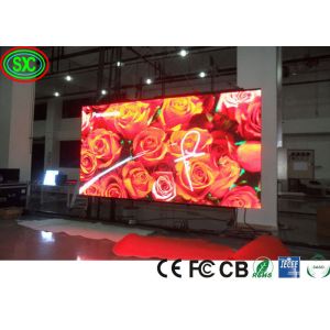 China 320x160mm 900W/Sqm 600cd Stage Led Video Wall For Live Events full color led display on sale
