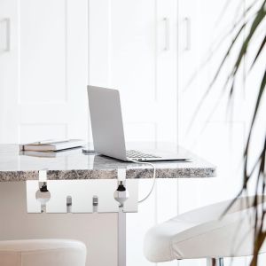 Optimize Your Workplace with our Cable Tray Desk Management Set and Mounting