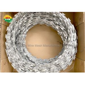 Cross Razor Type And Steel Wire Material Anti-Rust Razor Blade Concertina Barbed