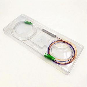 China Mini 1x2 Fiber Network Equipment Steel Tube For FTTH FTTB FTTX Network on sale