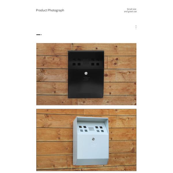 Stainless Steel Wall Mounted Dustbin Customized Wall Hanging Dustbin