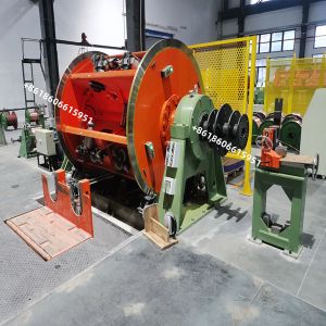 Bare Al / Cu Wire Rigid Stranding Machine Dual Wheel Capstan 6b - 36b Stranding