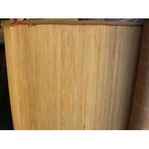 Moso Bamboo Grain Decorative 3D Wallpaper Bamboo Paneling Roll With Natural