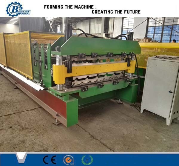 Quality Aluminium Color Coated Metal Roll Forming Machine For Wall And Roof Cladding wholesale