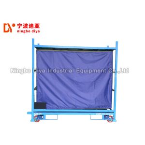 Simple Operation Stainless Steel Trolley Cart Customized For Warehouse