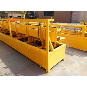 Single Wire Automatic Chain Link Fence Machine For Wire diameter 1.6--4.0mm
