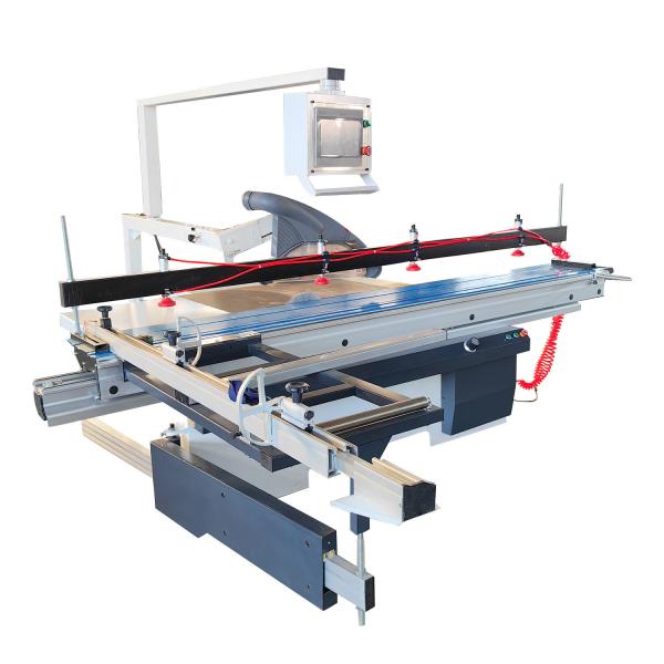8000r/min Scoring Speed CNC-6132 Double Blade Sliding Table Saw for Construction
