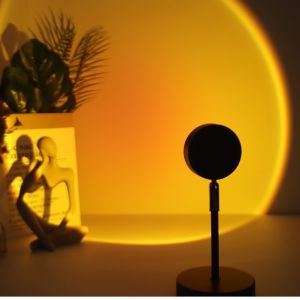 Sunset Lamp Projector for Room,LED Sunset Projection Night Light with Remote