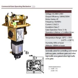 Cheap AC220V Road Gate Motor 4P For Smooth And Quiet Operation Of Road Gate System for sale