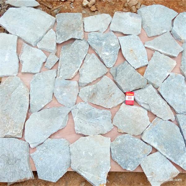 Random Loose Natural Stacked Stone Grey Color For Landscape Pavers / Wall