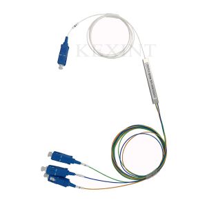 1x3 SC / UPC Fiber Optical Plc Splitter 1 M Length