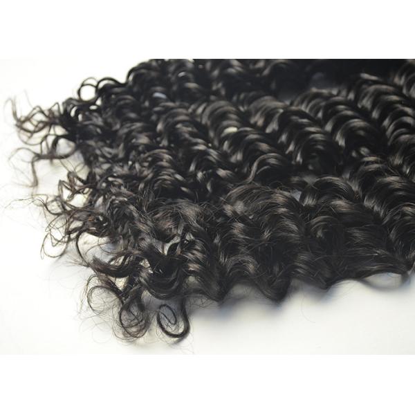 Unprocessed 100 Virgin Human Hair Extensions Peruvian Deep Wave Hair