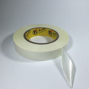PET Fiberglass Mesh Filament Transparent Adhesive Tape Double Sided For Carpet