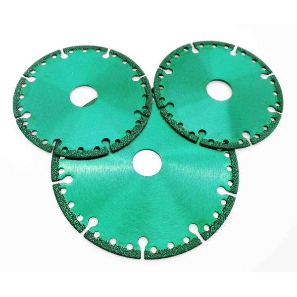 vacuum brazes metal cutting diamond saw with universal cutting purpose, rescue purpose diamond circular blade