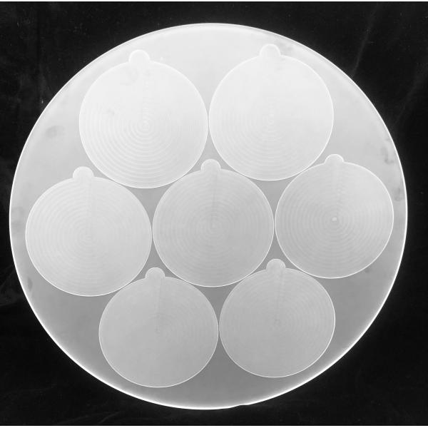 300mm Diameter Quartz Glass Sheet Slotted Round