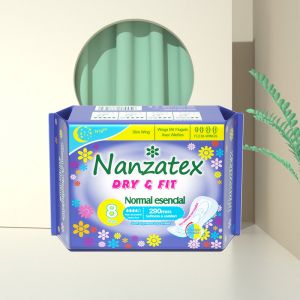 Ultra Thin Fast Absorption Green Chip Female Sanitary Napkins Disposable Super