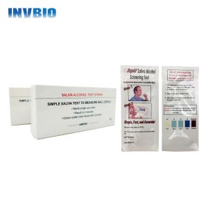 Popular High Accuracy 98% Rapid Test Strip Alcohol Saliva Screening