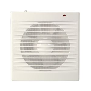 Ultra Quiet Wall Mounted Bathroom Exhaust Fan with LED Light and Plastic
