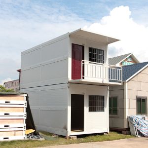 1.5kn/m2 Sandwich Panel Foldable Container House For Workers Accommodation