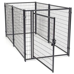 Attractive Large Heavy Duty Dog Run Outdoor Galvanised With 8cm Gap Vertical