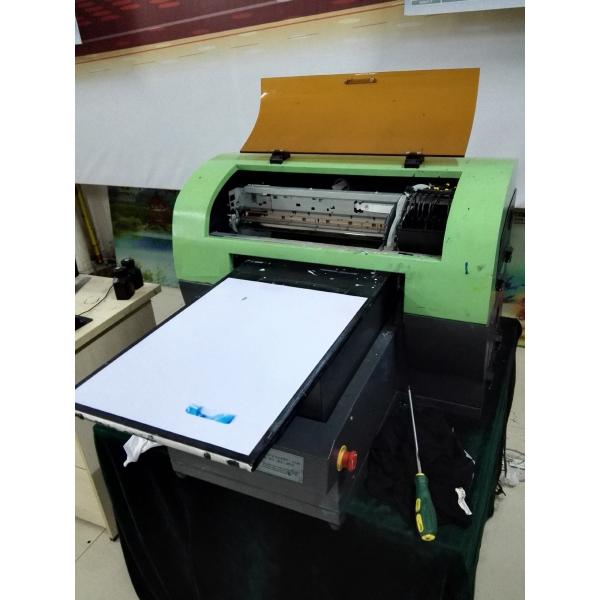 Quality Paper / Canvas uv led flatbed printer with Win98 Win7 Operation System 28cm x 55cm wholesale