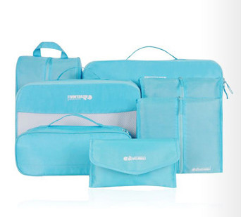 Quality Traveling Packing Cubes Clothes Underwear Organizer Storage Bag in Bag 7pcs/set wholesale