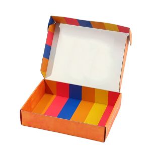 Cheap Custom Size Accepted Folding Corrugated Carton Clothes Packaging Paper Box with Design for sale