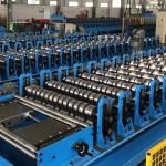Customized Double Layer PLC Control Metal Sheet Roll Forming Machine For Large