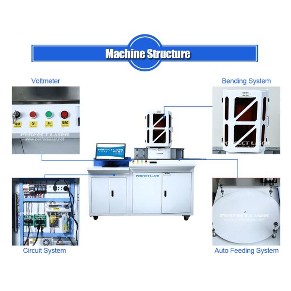 Multi-Functional CNC Automatic Flat Coil Stainless Carbon Steel LED Logo Number Channel Letter Benders Bending Machine
