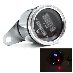 93*70*61mm 2 In 1 Motorcycle Meter Modified DC12V Led Fuel Gauge