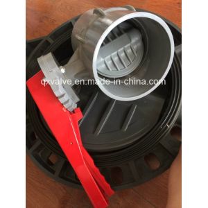 3/4"-8" Socket Type Plastic PVC Check Valve for Water Industrial Usage in Black
