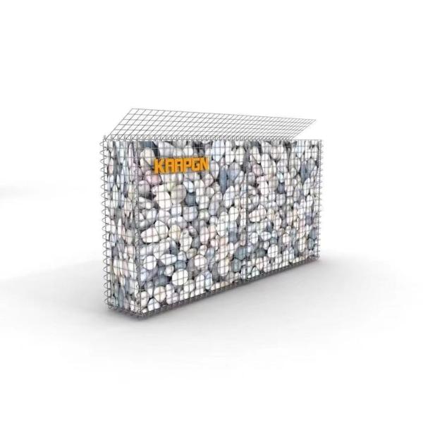 Quality 1x0.2x1m Galvanized 5mm Stone Gabion Baskets Wall wholesale