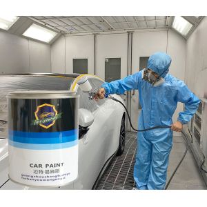 Cheap Coffee Finish 2K Solid Paint For Automobile / Advertising Mark OEM / ODM Accepted for sale